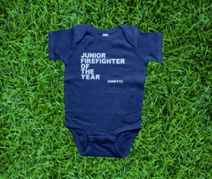 JR Firefighter onesie