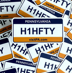 PA HIHFTY Plate Decal